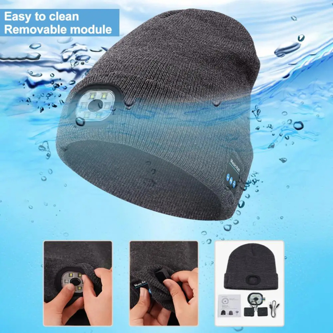Bluetooth LED Music Beanie