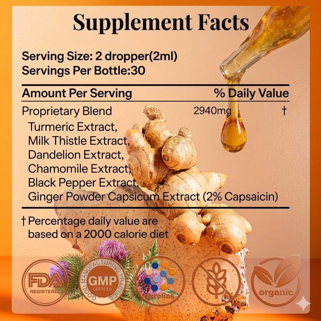 TurmericElixir Gut & Liver Drops