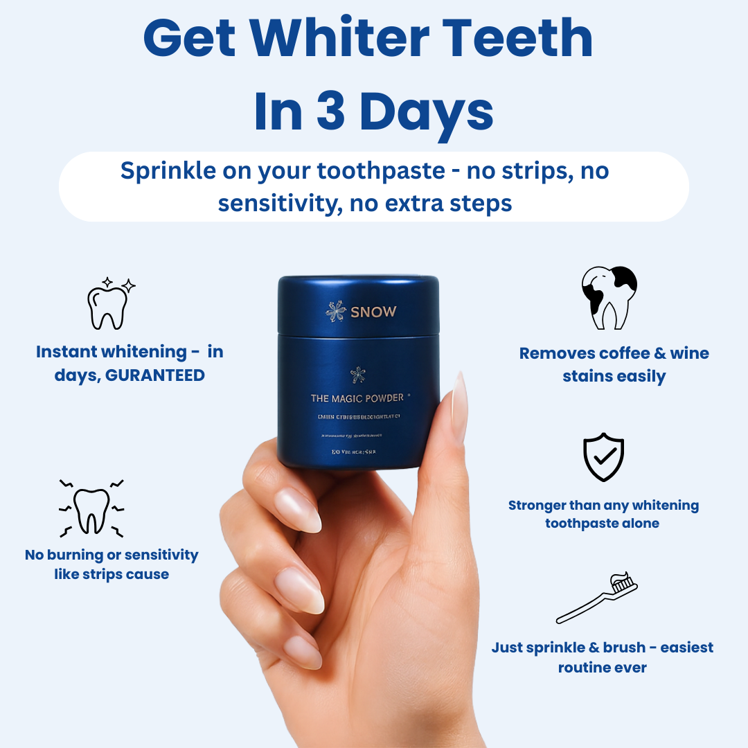 Snow-Teeth Whitening Powder