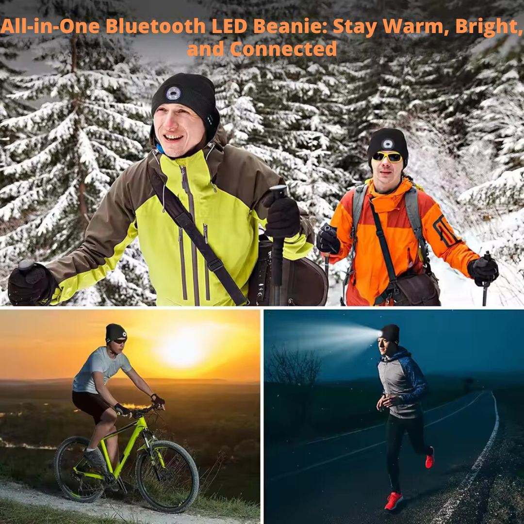 Bluetooth LED Music Beanie
