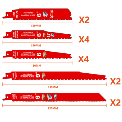 BladeMate 14-Piece Bi-Metal Saw Set