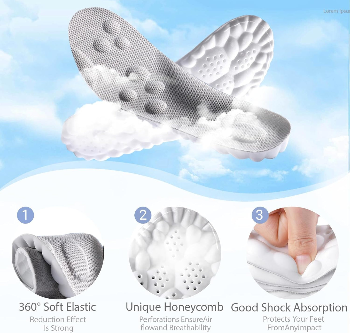 CloudComfort™ Shoe Inserts