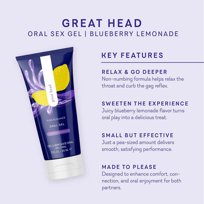 Great Head Blueberry Lemonade Gel