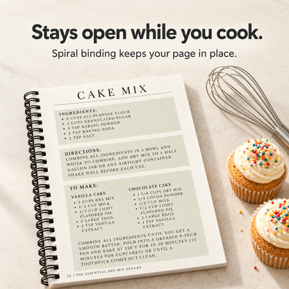 The Easy DIY Dry Mix Cookbook™
