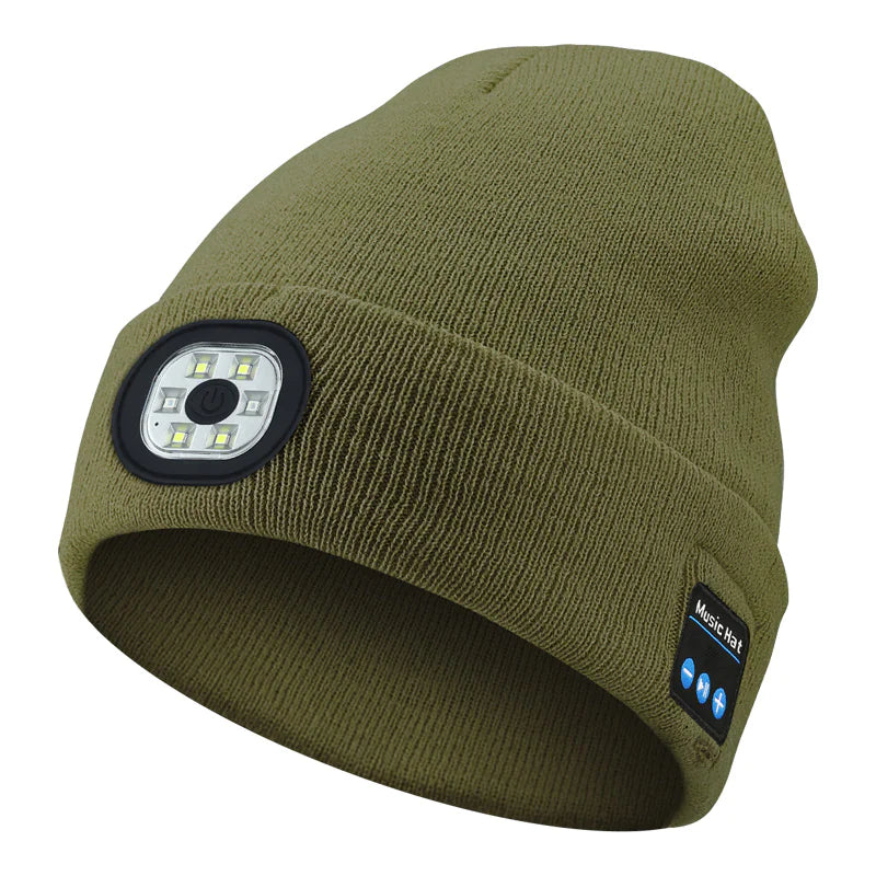 Bluetooth LED Music Beanie