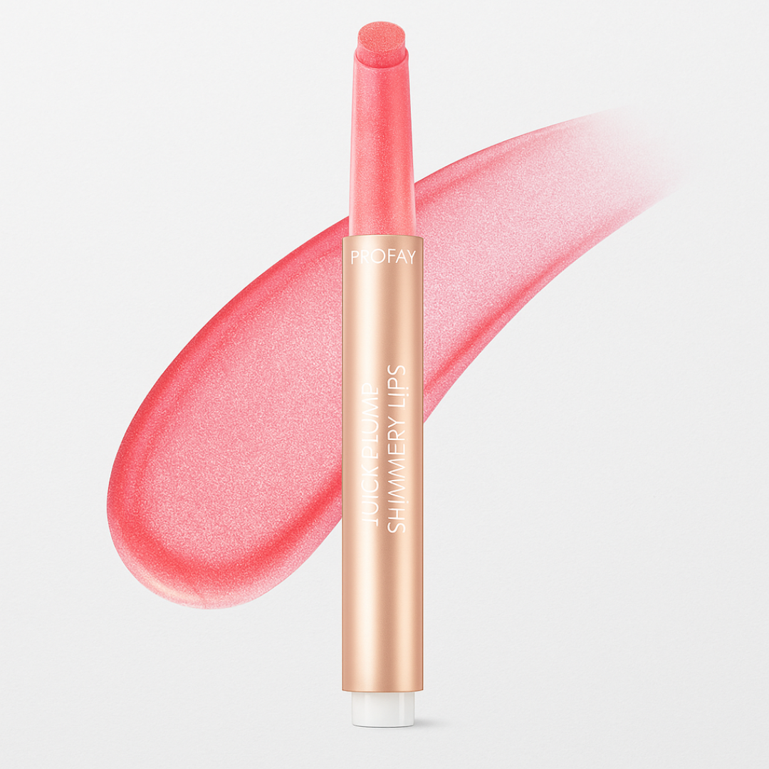 Rose Shimmer Glass Lip Gloss