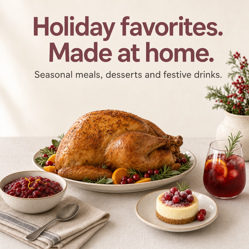 Holiday favorites made at home