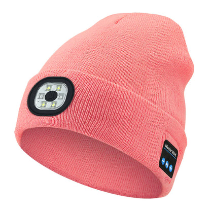 Bluetooth LED Music Beanie