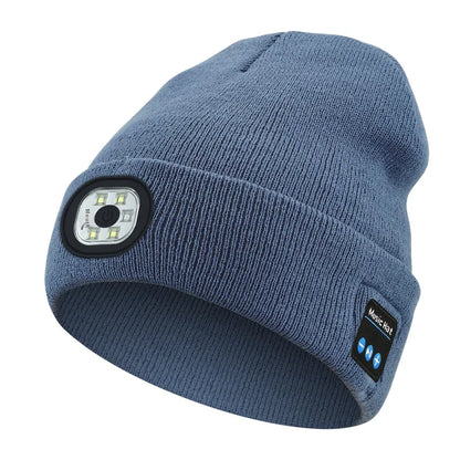 Bluetooth LED Music Beanie